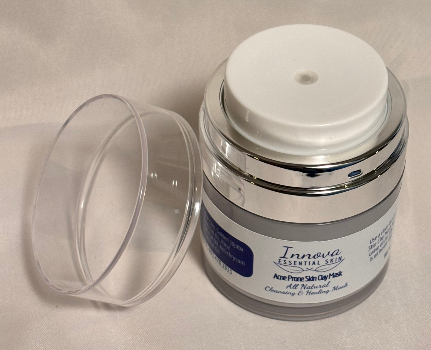 Innova Essential Skin Acne Prone Skin Clay Mask 45ml - Boar Hair Brush Sold Separately
