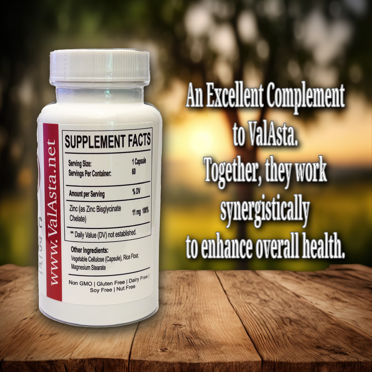 Zinc - 60 Capsules