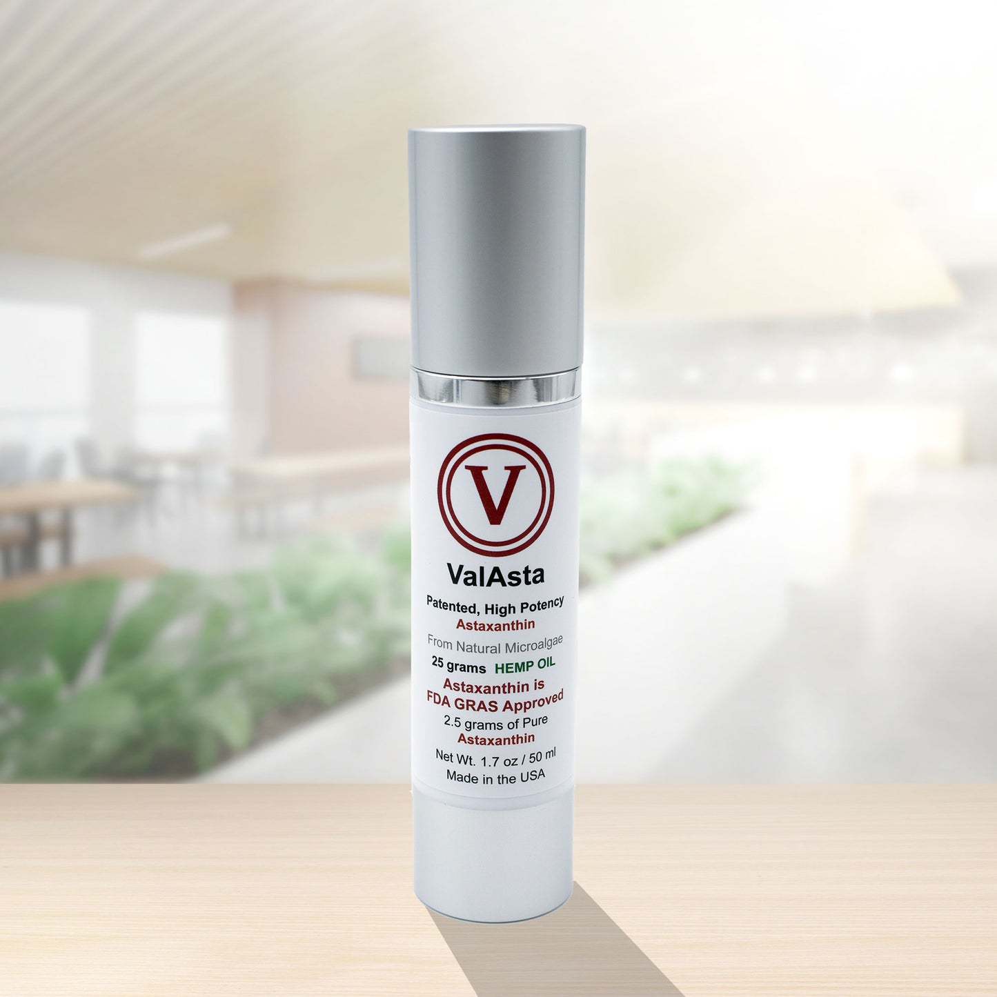 ValAsta Liquid Astaxanthin with HEMP Oil 50ML