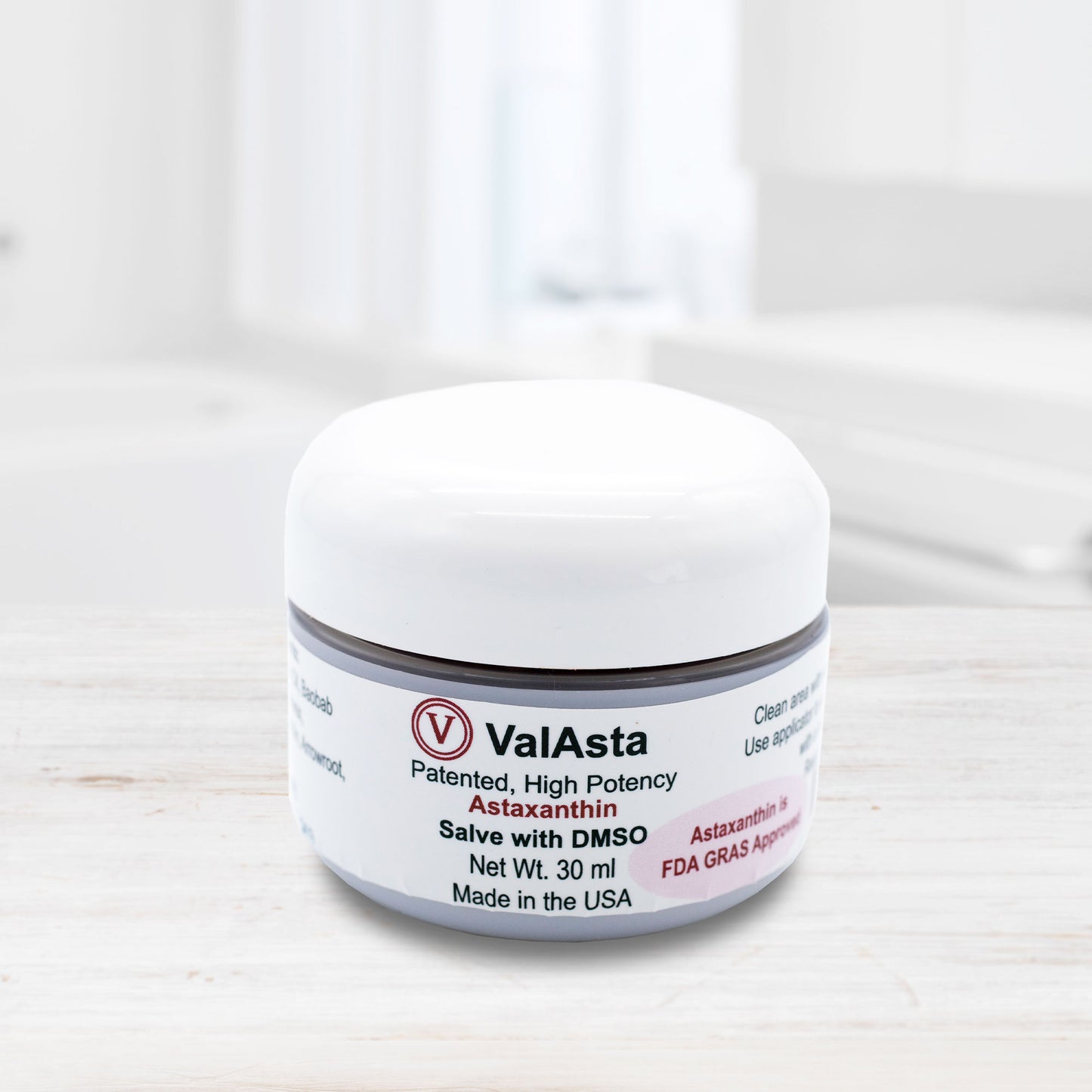 ValAsta Astaxanthin Salve with DMSO 30ml