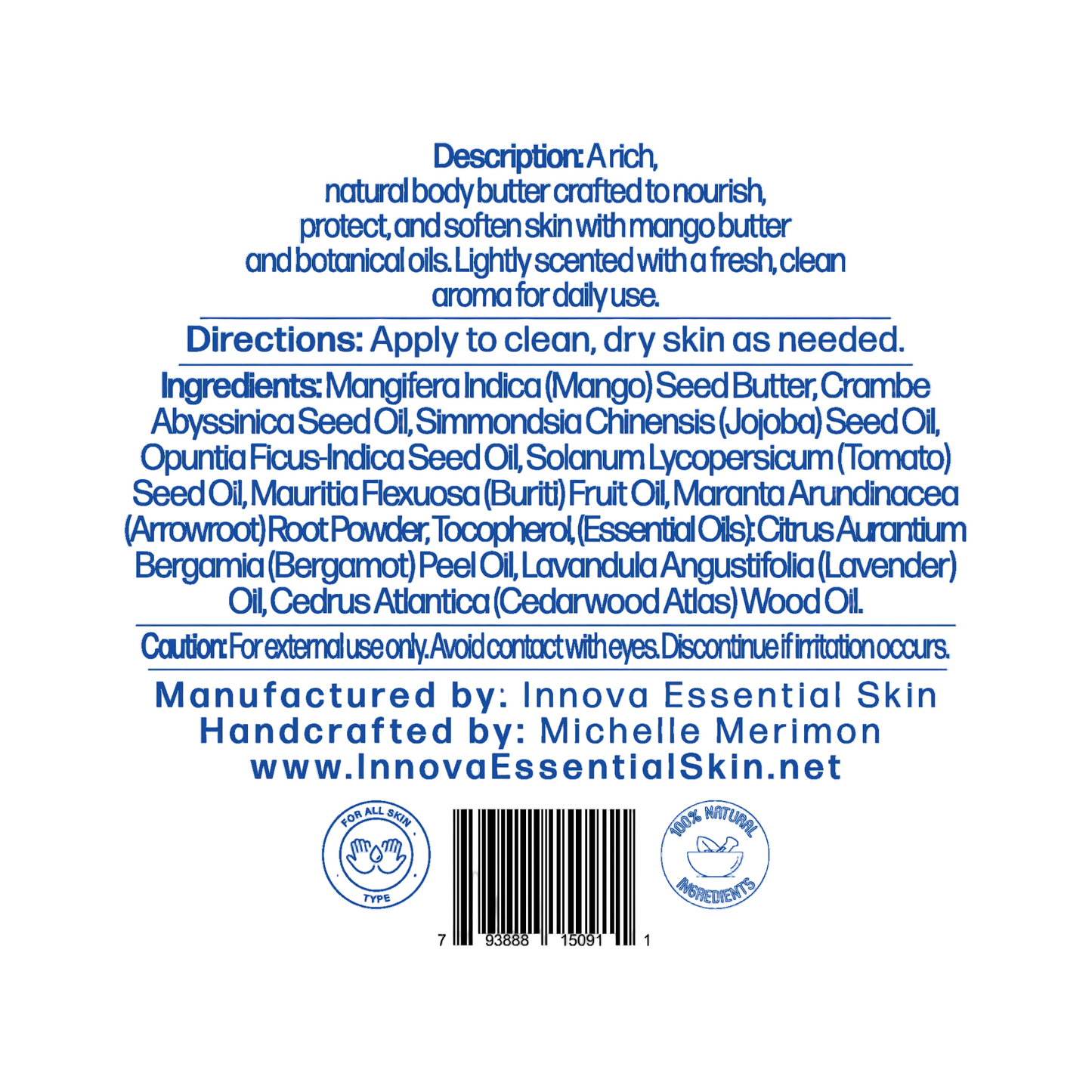 
                  
                    INNOVA ESSENTIAL SKIN | CLEAN & FRESH BODY BUTTER
                  
                